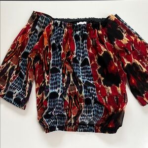 Urban Studio Multicolor Off-Shoulder Blouse